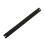 PANOU gestionare cabluri SPACER, tip masca orizontala cu perii, 19 inch, 1U, 0.8mm, negru, 