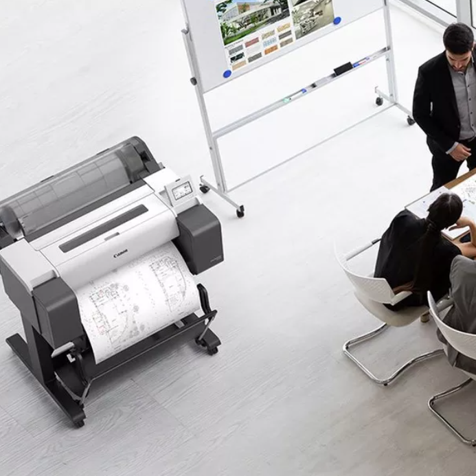 Plotter Inkjet Color Canon TM-255, A1,Functii: Imprimare,Viteza de Printare Monocrom:,Viteza de printare color: 0:22-0:40, Conectivitate:USB|Retea|Wi-Fi, Duplex,ADF:(Timbru Verde 23lei) 