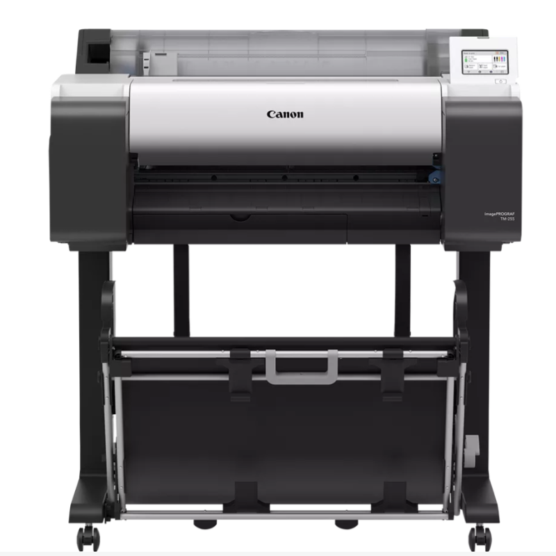 Plotter Inkjet Color Canon TM-255, A1,Functii: Imprimare,Viteza de Printare Monocrom:,Viteza de printare color: 0:22-0:40, Conectivitate:USB|Retea|Wi-Fi, Duplex,ADF:(Timbru Verde 23lei) 