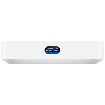 UBIQUITI Compact UniFi Cloud Gateway with a full suite of advanced routing and sec features,Manages 30+ UniFi devices and 300+ clients;1Gbps routing with IDS/IPS 