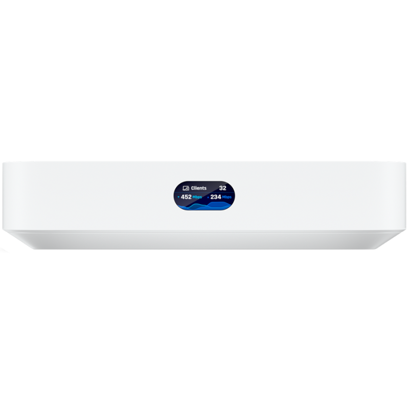 UBIQUITI Compact UniFi Cloud Gateway with a full suite of advanced routing and sec features,Manages 30+ UniFi devices and 300+ clients;1Gbps routing with IDS/IPS 