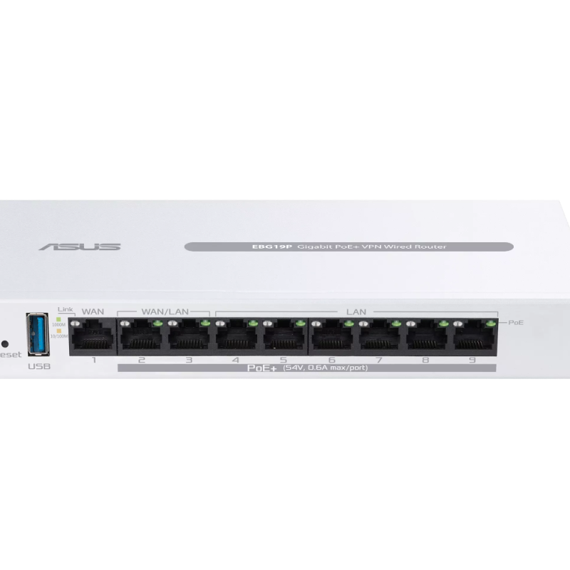 ASUS WIRED ROUTER 8P POE EBG19P 