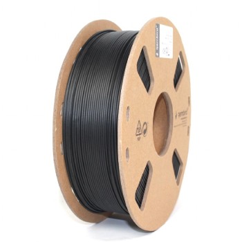 FILAMENT GEMBIRD pt. imprimanta 3d, PLA+, 1.75mm diamentru, 1Kg / bobina, aprox. 330m, topire 195-235 grC, black, 