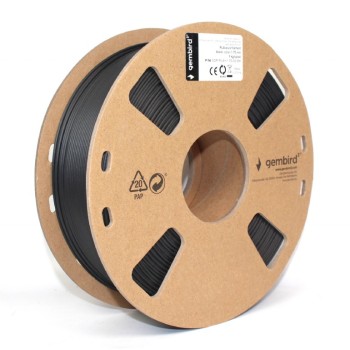 FILAMENT GEMBIRD pt. imprimanta 3d, PLA+, 1.75mm diamentru, 1Kg / bobina, aprox. 330m, topire 195-235 grC, black, 