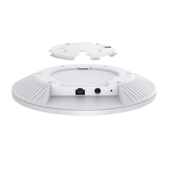 ACCESS POINT TP-LINK wireless Wi-Fi 7 Tri-Band BE9300 Mbps, cu 1× Port 10G, 6 antene interne, IEEE802.3at PoE, WiFi 7, montare pe tavan/perete 