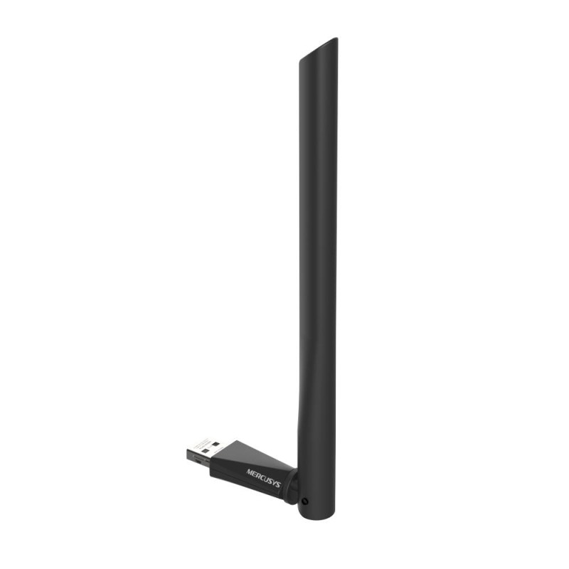 ADAPTOR RETEA MERCUSYS, AC1300 extern wireless 2.4 GHz | 5 GHz, USB 2.0, 1300 Mbps, antena externa x 1, 