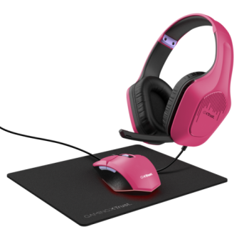 TRUST GXT790P TRIDOX 3-IN-1 BUNDLE PNK 