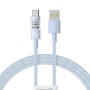 CABLU alimentare si date Baseus Gem, Fast Charging Data Cable pt. smartphone, USB la USB Type-C 100W, 1m, albastru 