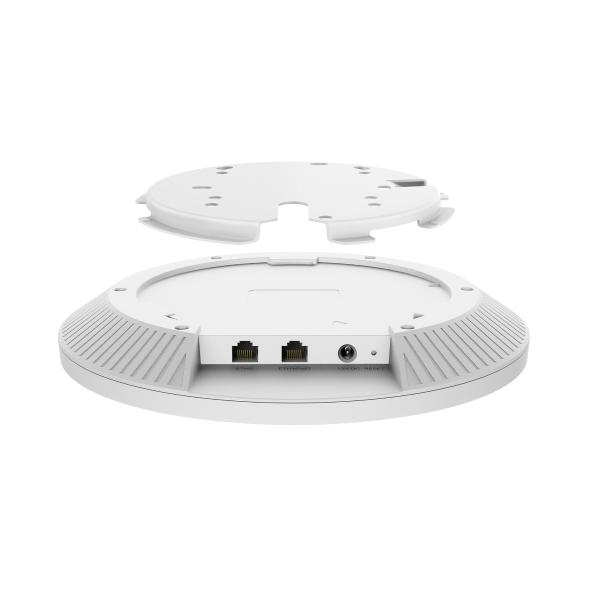 ACCESS POINT TP-LINK wireless Wi-Fi 7 Tri-Band BE19000 Mbps, cu 2× Port 10G, 12 antene interne, 802.3bt PoE++, WiFi 7, montare pe tavan/perete (fara adaptor DC in pachet) 