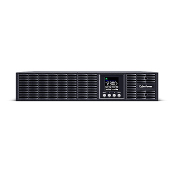 UPS CYBER POWER Online dubla conversie cu sin. pura, cu management, Rack 2U, LCD, 3000VA/2700W, 10x IEC, baterie 6x 12V/9Ah, incarcare pana la 4h, USB, 2x RJ45, RS232, slot SNMP, APFC, LCD col, EPO, tehn. GreenP, 