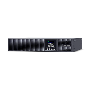 UPS CYBER POWER Online dubla conversie cu sin. pura, cu management, Rack 2U, LCD, 3000VA/2700W, 10x IEC, baterie 6x 12V/9Ah, incarcare pana la 4h, USB, 2x RJ45, RS232, slot SNMP, APFC, LCD col, EPO, tehn. GreenP, 
