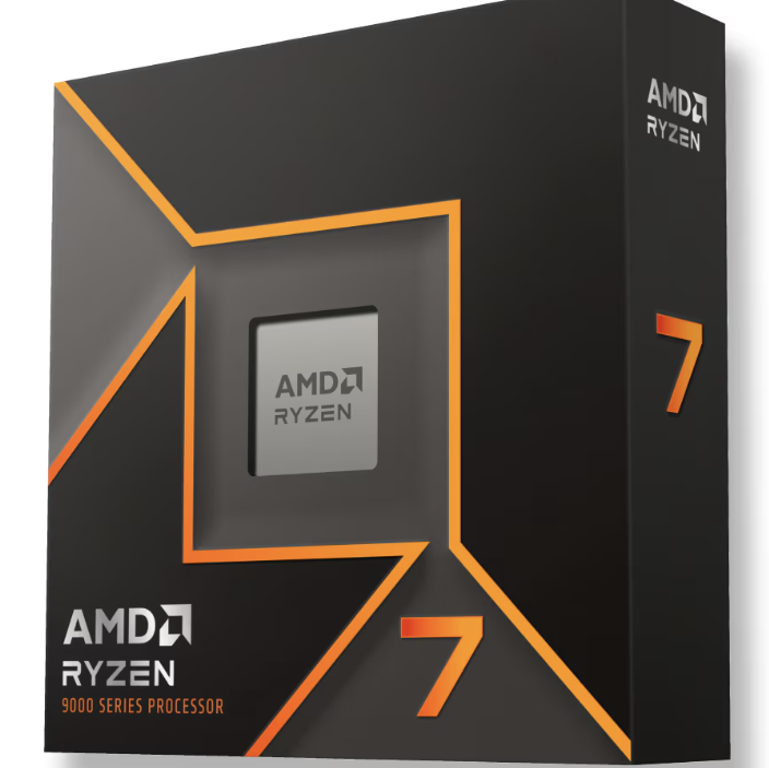 AMD CPU Desktop Ryzen 7 8/16T 9700X (3.8GHz/5.5GHz,40MB,65W,AM5) box, with Radeon Graphics 