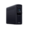 UPS CYBER POWER Line Int. cu sin. pura, cu management, Tower, LCD, 1350VA/810W, AVR, 6x Schuko, baterie 2x 12V/7Ah, incarcare pana la 8h, USB, incarcare USB-A/USB-C, 2x RJ45, RS232, slot SNMP, APFC, GreenPower, 
