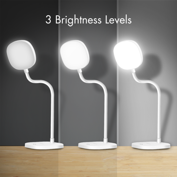 LAMPA LED Logilink, pt. birou, 5000 K, 240 lm, 360 grade, gat flexibil, 16 x LED 4W, IP20, alimentare USB-C, alb, 