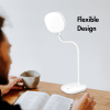 LAMPA LED Logilink, pt. birou, 5000 K, 240 lm, 360 grade, gat flexibil, 16 x LED 4W, IP20, alimentare USB-C, alb, 