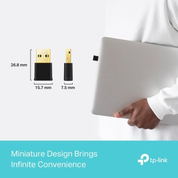 ADAPTOR RETEA TP-LINK AX1800, extern wireless 2.4 GHz | 5 GHz, USB 3.0 port, 1800 Mbps, Wi-Fi 6, 