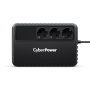 UPS CYBER POWER Line Int. cu sin. simulata, fara management, Brics, LED,  650VA/360W, AVR, 3x Schuko, baterie 1x 12V/5Ah, incarcare pana la 8h, montare perete, tehn. GreenPower, 