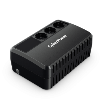 UPS CYBER POWER Line Int. cu sin. simulata, fara management, Brics, LED,  650VA/360W, AVR, 3x Schuko, baterie 1x 12V/5Ah, incarcare pana la 8h, montare perete, tehn. GreenPower, 