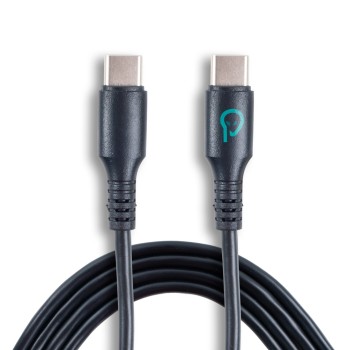 CABLU alimentare si date SPACER, pt. smartphone, USB Type-C (T) la USB Type-C(T), PVC, ambalaj punga, 1m, negru 