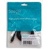 CABLU alimentare si date SPACER, pt. smartphone, USB Type-C (T) la USB Type-C(T), PVC, ambalaj punga, 1.8m, negru 