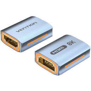 Adaptor video Vention, cupla extender HDMI(M) la HDMI(M), 48Gbps, rezolutie 8K la 60Hz/4K la 120Hz, aluminiu, argintiu, 