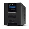 UPS CYBER POWER Online dubla conversie cu sin. pura, cu management, Tower, LCD, 1500VA/1350W, 2x Schuko, 2x IEC, baterie 4x 12V/7Ah, incarcare pana la 4h, USB, RS232, slot SNMP, APFC, LCD col, EPO, tehn. GreenP, 