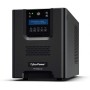 UPS CYBER POWER Online dubla conversie cu sin. pura, cu management, Tower, LCD, 1500VA/1350W, 2x Schuko, 2x IEC, baterie 4x 12V/7Ah, incarcare pana la 4h, USB, RS232, slot SNMP, APFC, LCD col, EPO, tehn. GreenP, 