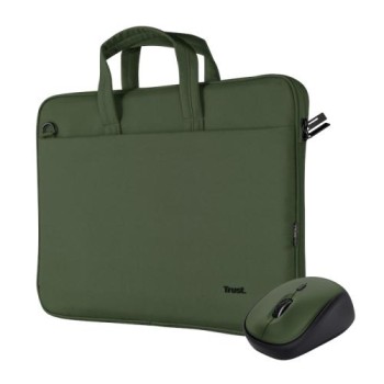 TRUST Bologna Laptop Bag And Mouse Set Green 