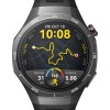 Smartwatch Watch GT 5 Pro, 46MM, Tarnish Titanium Case, Black Fluoroelastomer Strap 
