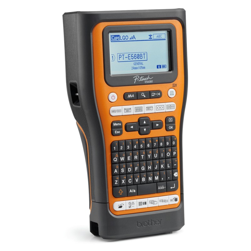 Imprimanta Direct Termic BROTHER 180dpi PT-E560BTVP, Viteza de tiparire: 30mm/s, Latime maxima de imprimare: 24mm|Conectiv: USB|WIFI, Imprimare Cod de bare:DA (Timbru verde 3.5 RON) 