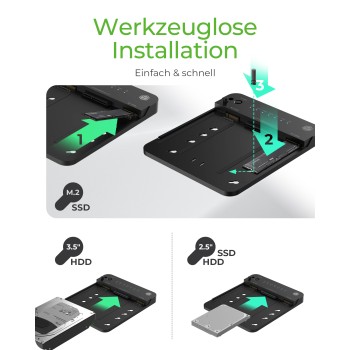 DOCKING STATION Icy Box, pentru clonat de la HDD/SSD 2.5