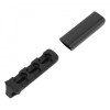Accesoriu Vention pt depozitare capete magnetice, 3 slot-uri, silicon flexibil, negru, 