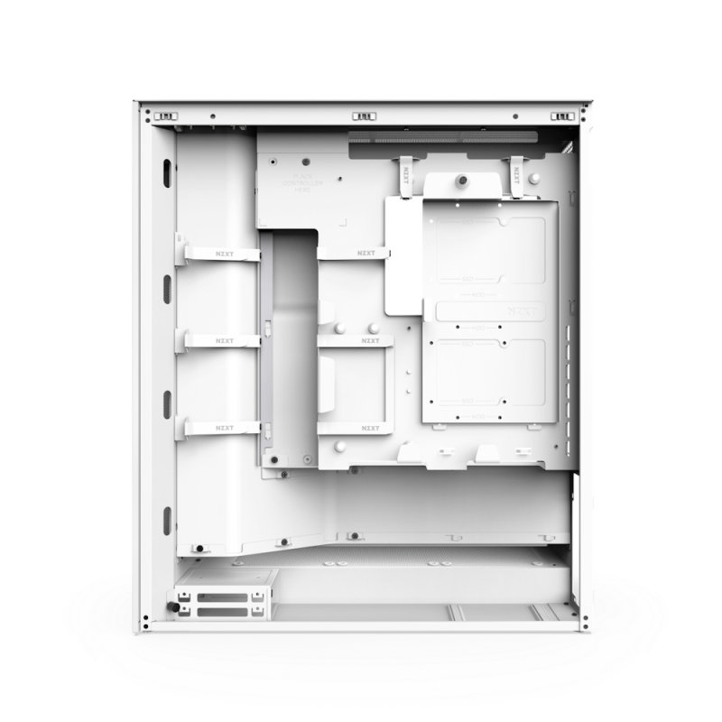 Carcasa NZXT H7 Flow (2024), Mid-Tower, ATX, Alb 