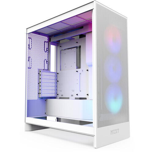 Carcasa NZXT H7 Flow RGB (2024), Mid-Tower, ATX, Alb 