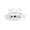 ACCESS POINT TP-LINK wireless AX3000 Mbps ceiling mount, dual band,1 port Gigabit PoE+, 48V Passive PoE, 802.3at PoE, WiFi 6, (fara adaptor DC) 