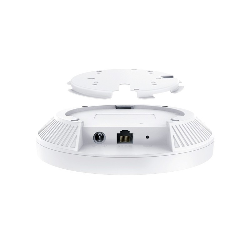ACCESS POINT TP-LINK wireless AX3000 Mbps ceiling mount, dual band,1 port Gigabit PoE+, 48V Passive PoE, 802.3at PoE, WiFi 6, (fara adaptor DC) 