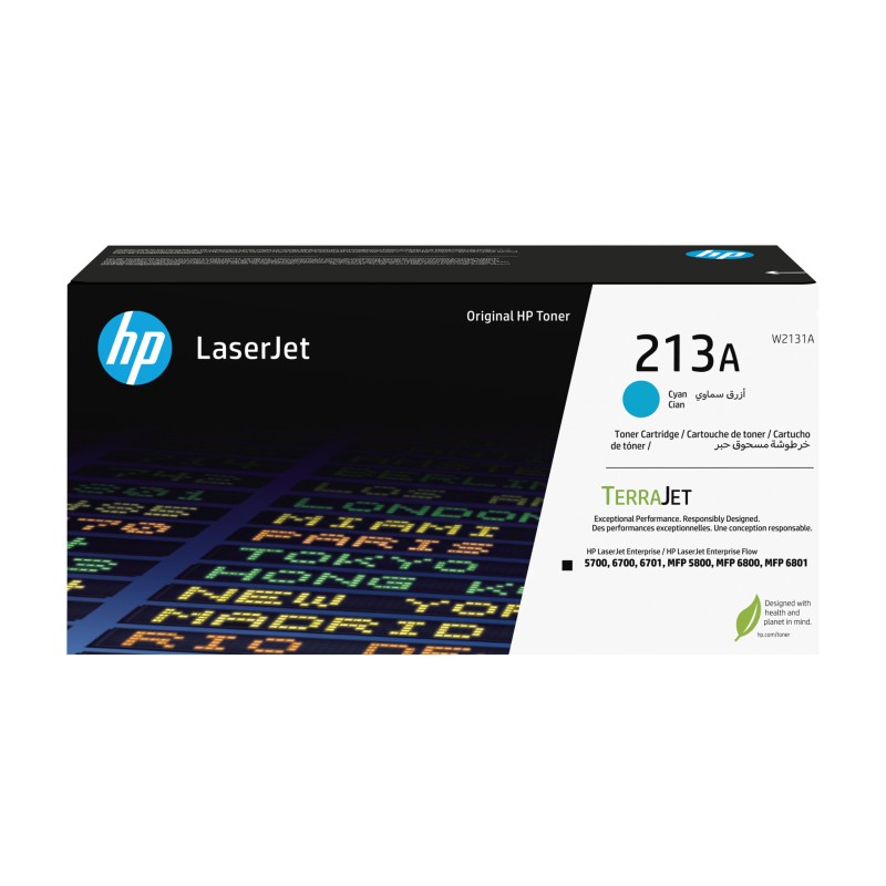 Toner Original HP Cyan, nr.213A, pentru Color LJ 5700|5800|6700|6800, 3K, incl.TV 1.2 RON, 