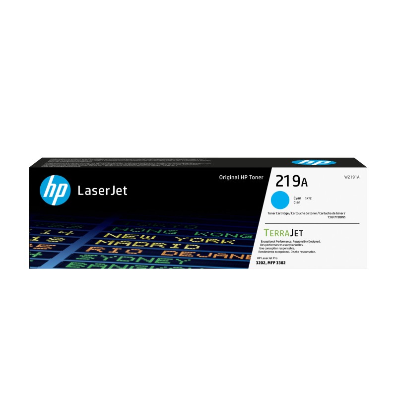 Toner Original HP Cyan, nr.219A, pentru LJ Pro 3201|3204|3288|3302, 1.2K, incl.TV 1.2 RON, 