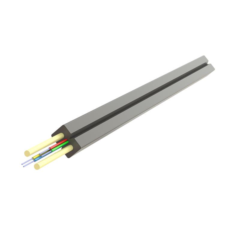 Rola fibra optica 4 fibre flat drop SM, 1000m, 100N, intarziere la flacara, protectie apa, LSZH, int/ext - SAMM 