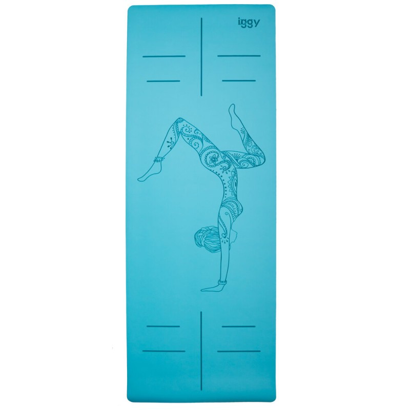 SALTEA YOGA Iggy, material PU, dimensiune 1830 x 680 x 4 mm, blue 