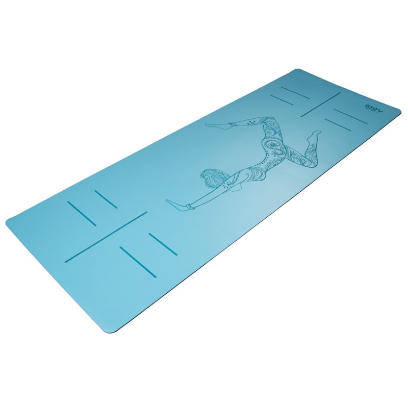 SALTEA YOGA Iggy, material PU, dimensiune 1830 x 680 x 4 mm, blue 