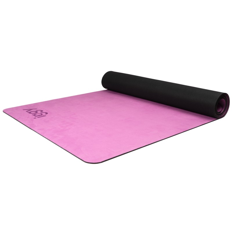 SALTEA YOGA Iggy, material cauciuc natural acoperit cu suede (microfibra), dimensiune 1830 x 680 x 4 mm, purple 