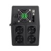 UPS Spacer Line Int. cu management, LCD,  1500VA/  900W, AVR, 4 x socket Schuko, display LCD, 2 x baterie 12V/9Ah, conector USB, combo RJ11/RJ45, bateria are 12 luni garantie, 