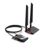 ADAPTOR RETEA TP-LINK, BE9300 Wi-Fi 7 Bluetooth 5.4 PCIe Adapter, 9300 Mbps, WI-FI 7 si Bluetooth 5.4, antena externa x 2, 