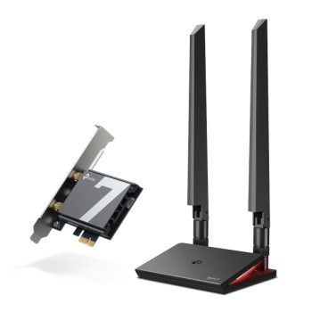 ADAPTOR RETEA TP-LINK, BE9300 Wi-Fi 7 Bluetooth 5.4 PCIe Adapter, 9300 Mbps, WI-FI 7 si Bluetooth 5.4, antena externa x 2, 