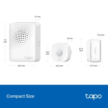 KIT SENZORI TP-Link, include 1 x HUB Tapo H100, 1 x senzor miscare Tapo T100, 2 x senzor de contact Tapo T110, 