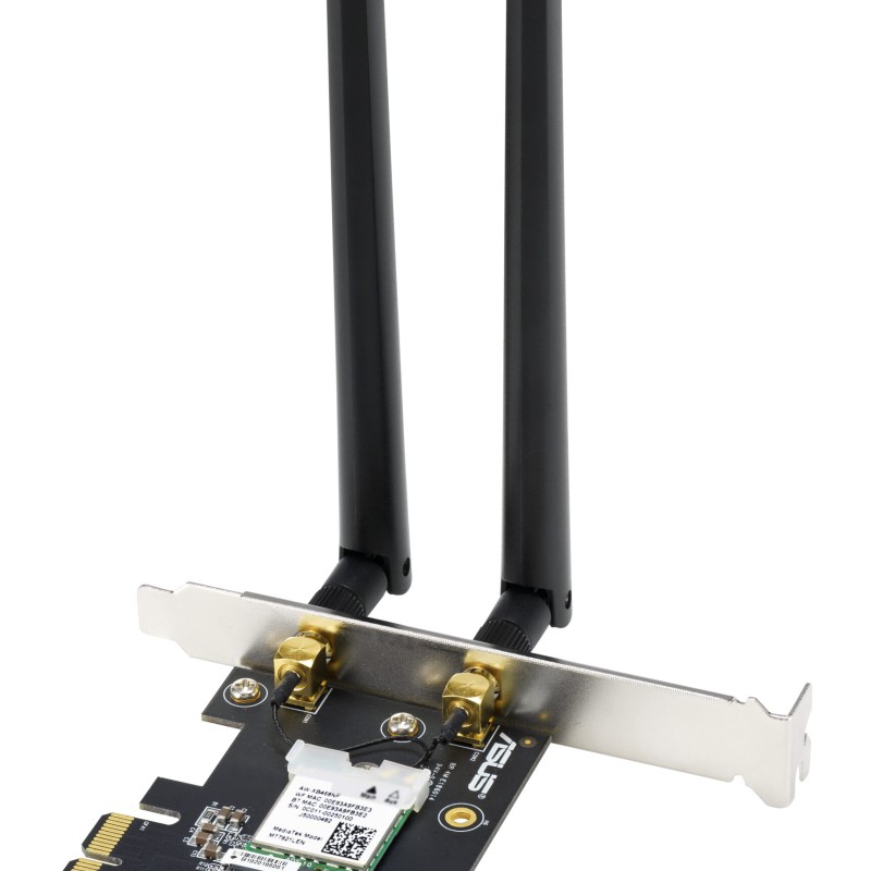 AX1800 Dual Band PCI-E WiFi 6 (802.11ax). Bluetooth 5.2, WPA3 