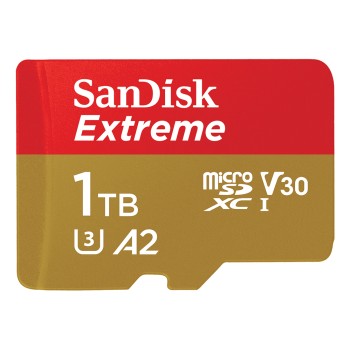 Card memorie SanDisk Extreme 1 TB microSDXC, memory card (UHS-I U3, Class 10, V30, A2) 