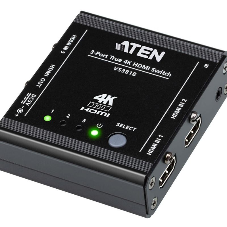 I/O VIDEO SWITCH 4K HDMI 3PORT/VS381B-AT ATEN 