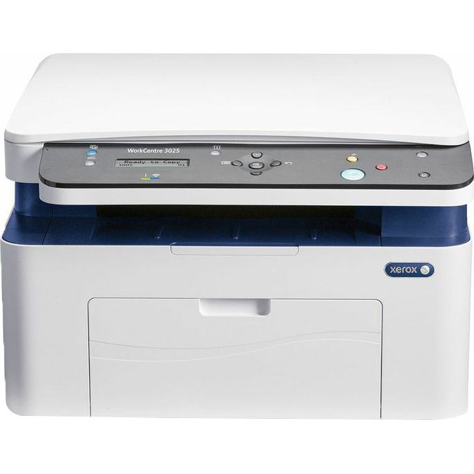 Multifunctional Laser Mono XEROX WorkCentre 3025B, A4, Functii: Impr.|Scan.|Cop., Viteza de Printare Monocrom: 20ppm, Conectiv:USB|WiFi, Duplex:Nu, ADF:Nu(timbru verde 11 lei) 